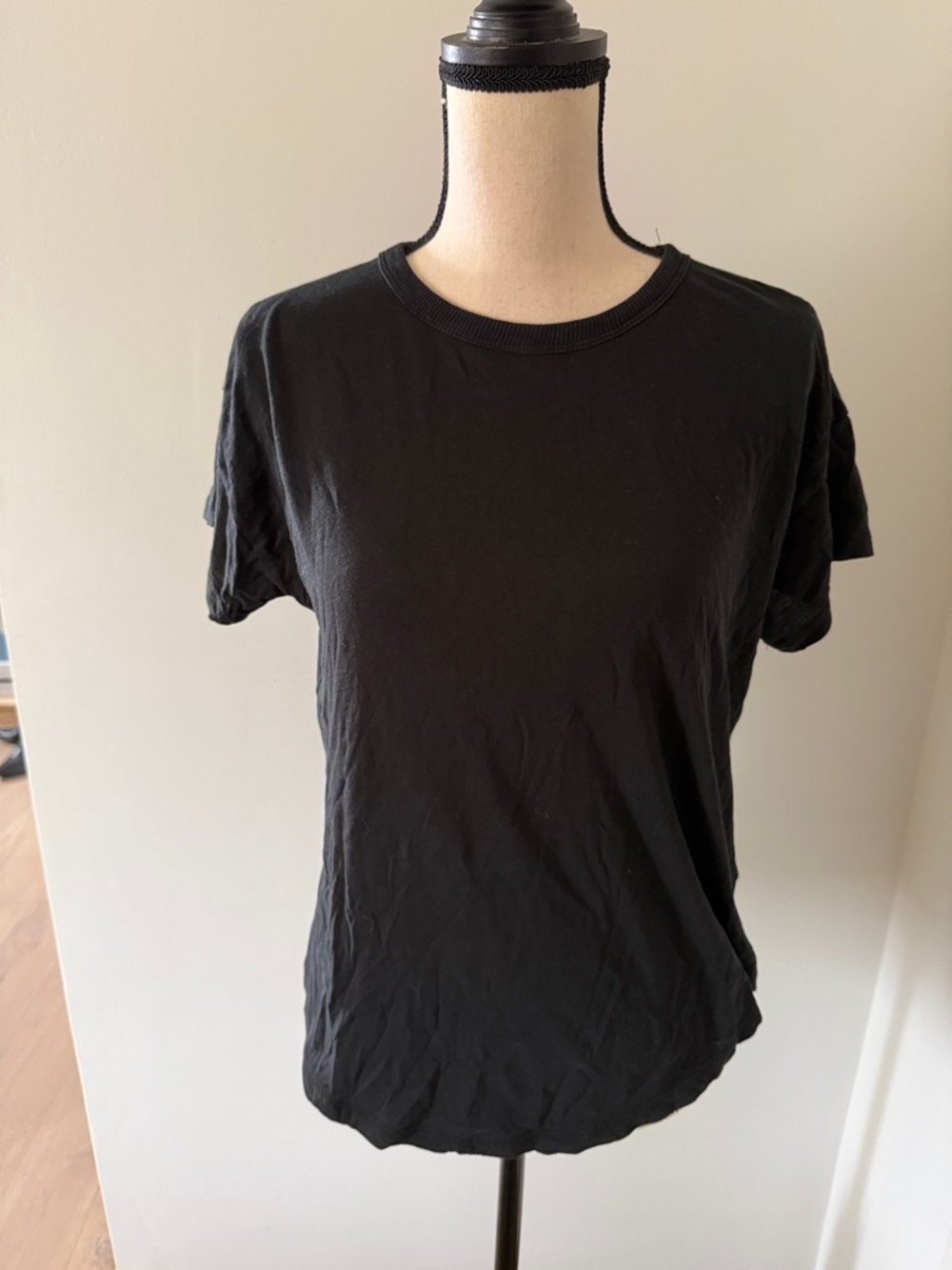 Madewell Black Short Sleeve Crewneck Tee